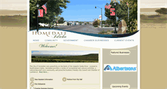Desktop Screenshot of cityofhomedale.com